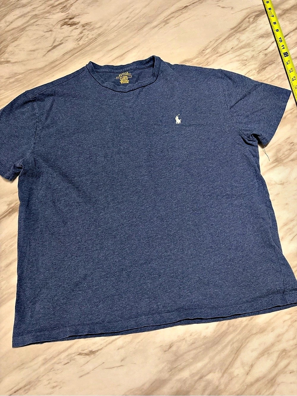 Polo Ralph Lauren Classic Fit Jersey Crewneck T-Shirt Blue Medium
